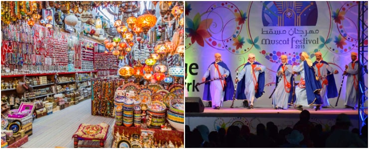 Shopping, Live Music and Cultural Shows in Muscat