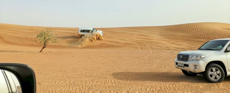 Sand Bashing in Dubai