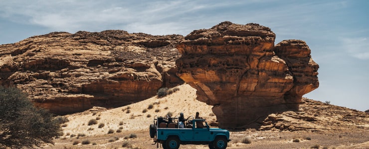 Explore the Face Rock in Al Ula