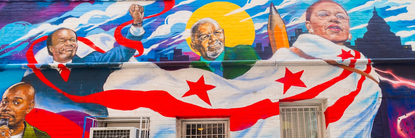 Your Guide to Washington, DC’s Boldest and Brightest Street Murals 