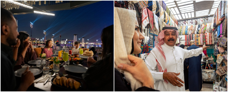 Arabian Cuisine & Traditional Shopping