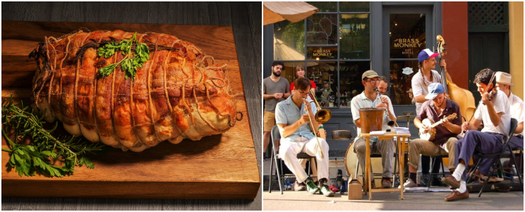 Enjoy jazz music in the French Quarter.