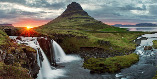 Iceland midnight sun