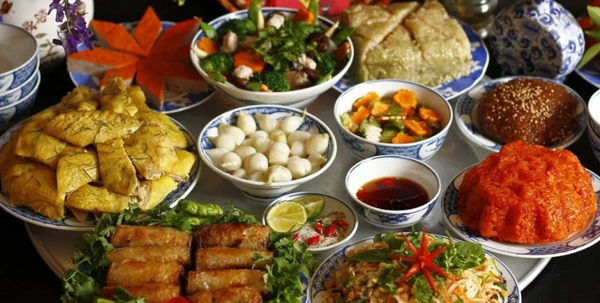 Ramie Lunar New Year dinner