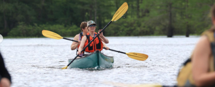 Kayaking And Paddling Through Bayou Country