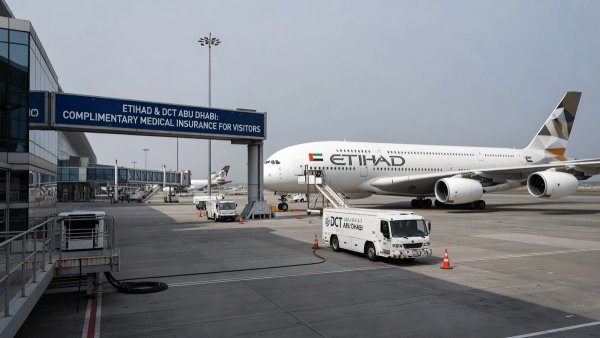 Etihad and DCT Abu Dhabi Offer Complimentary Medical Insurance to Visitors