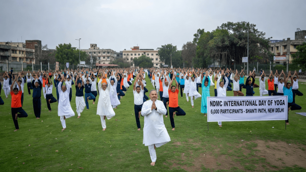 6,000 Participate in NDMC's International Day of Yoga Events Across Delhi