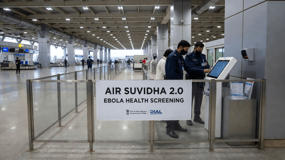 India Launches Air Suvidha 2.0 for Ebola Health Screening at Entry Points