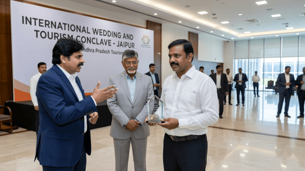 Andhra Pradesh Tourism Wins 'Best Wedding Destination Emerging State' Award