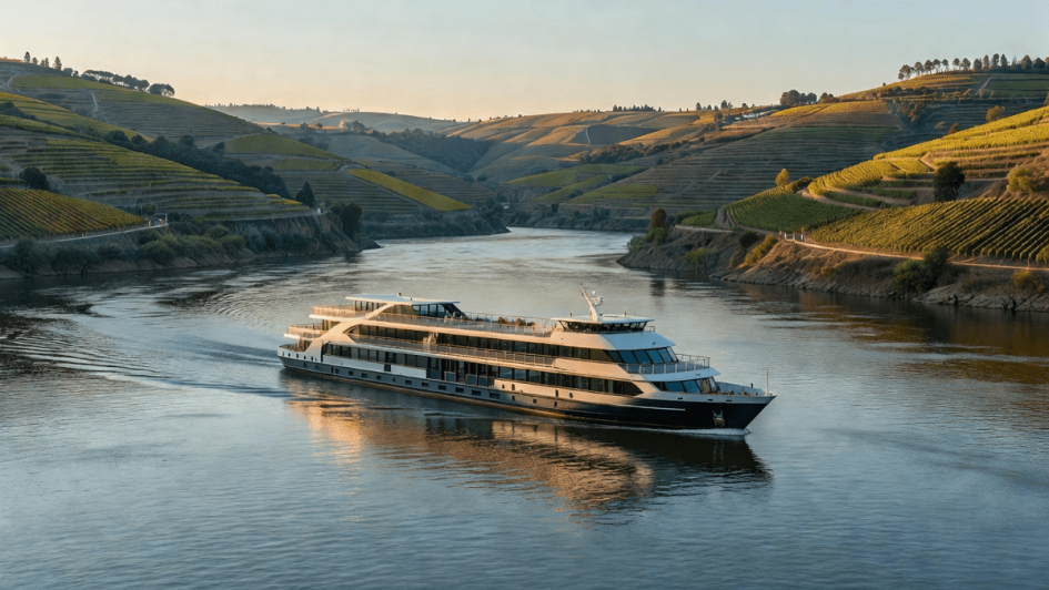 TUI Luzia River Ship Floats Out for Portugal's Douro River
