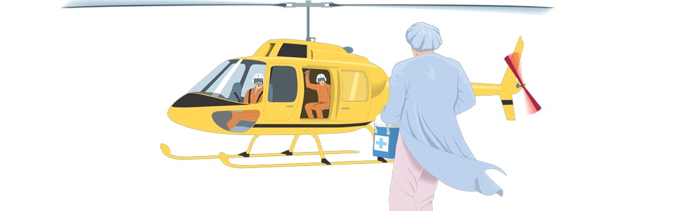 Medical emergency during the travel