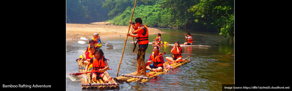 Semadang River Bamboo Rafting Adventure