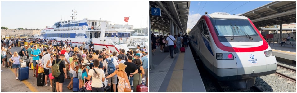 By Ferry And By Train