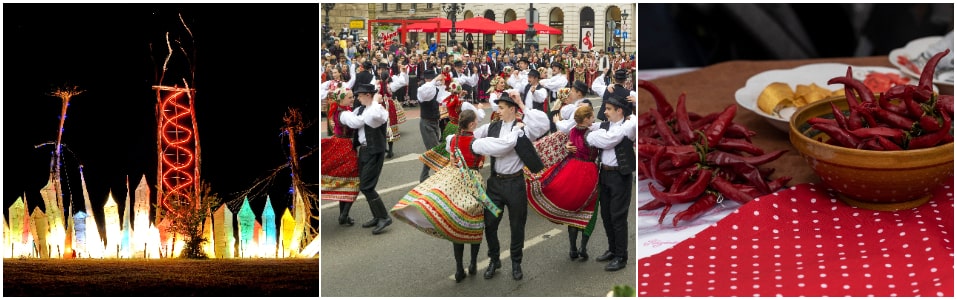 Ozora Festival, Budapest Festival of Folk Arts And Paprika Festival