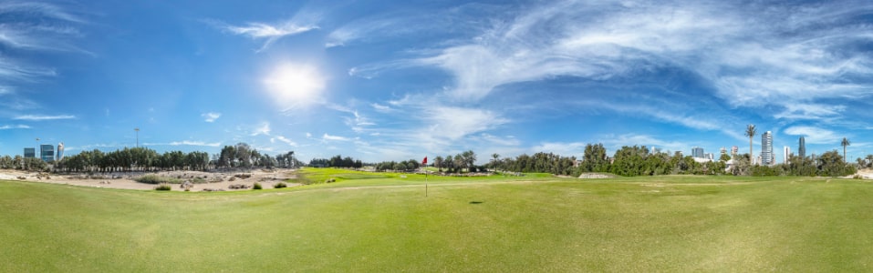 Golfing in Qatar