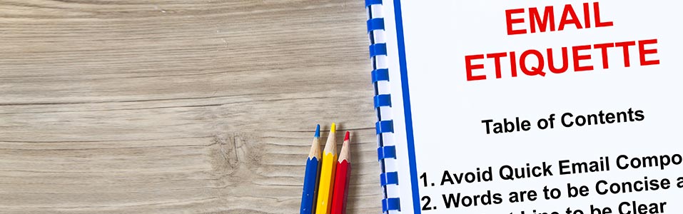 عناصر آداب البريد الإلكتروني
