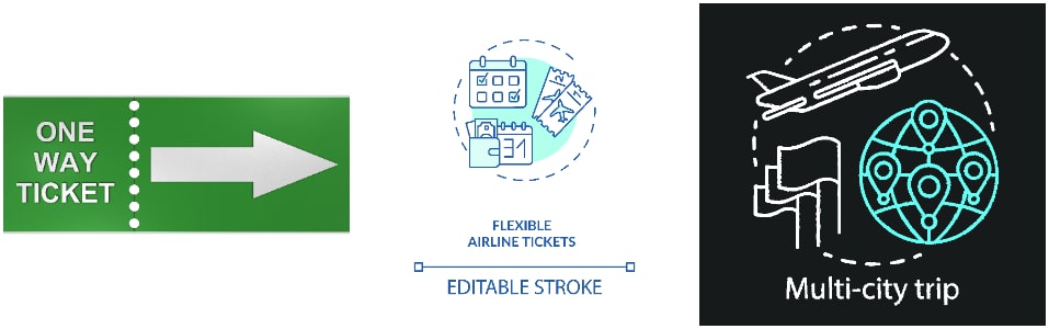Types of airline tickets