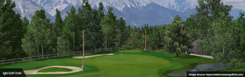 Golfing around Innsbruck