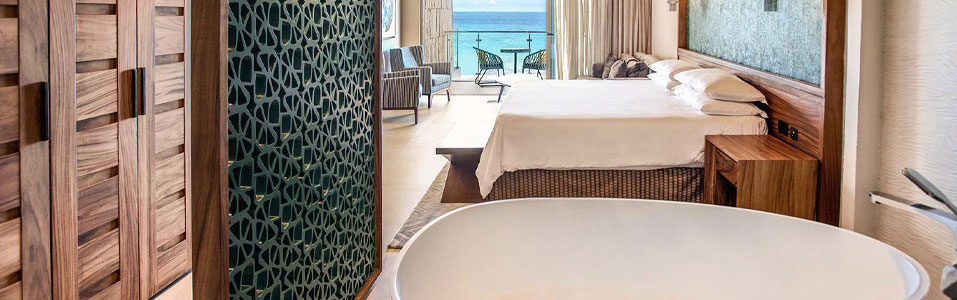 King Suite with Bathtub - Ocean Front or Swim Out