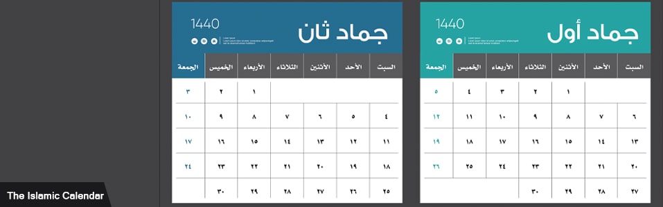 The Islamic Calendar (al-taqwim al-hijiry)
