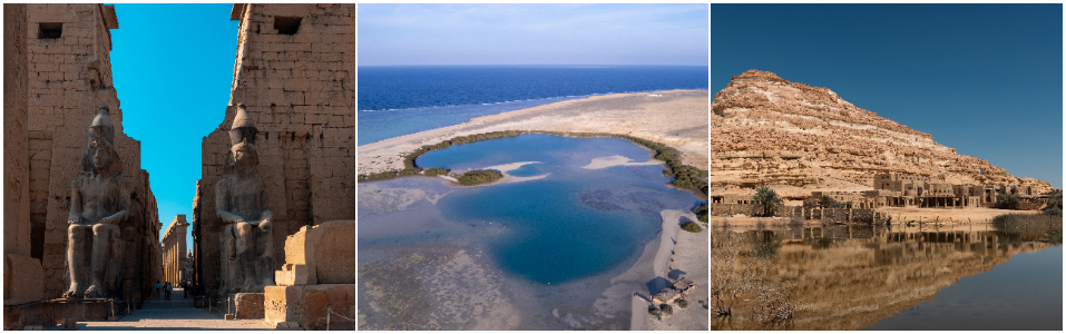 The Three Faces of Egypt: Culture, Coast & Wilderness