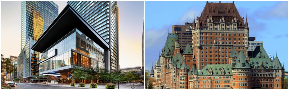 The Ritz-Carlton And The Fairmont Chateau Frontenac