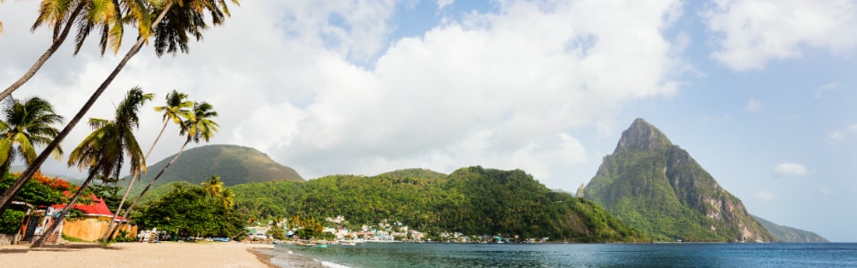 The climate in St. Lucia