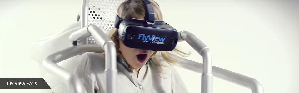 Fly View - Fly over Paris in Virtual Reality